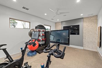 Modern fitness center